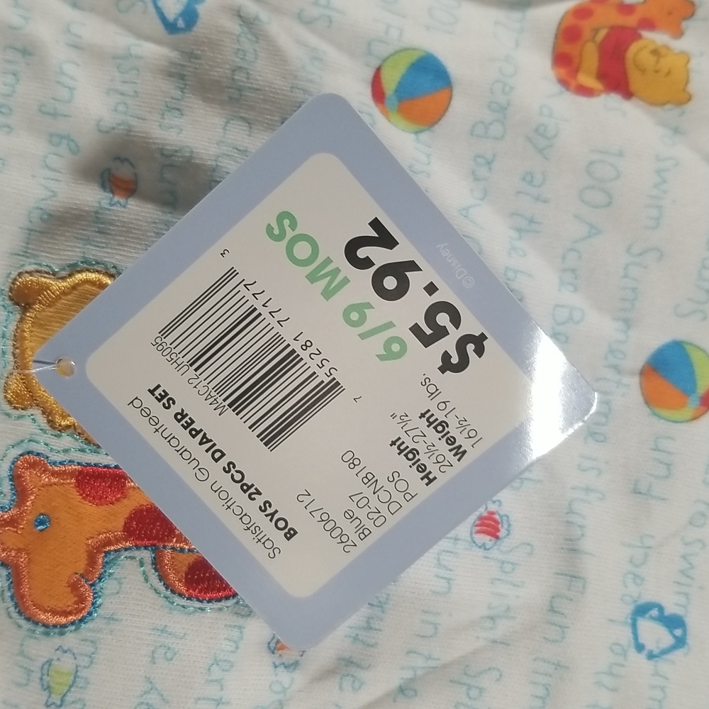 Two Disney (Mickey & Winnie) 2 piece sets for 6/9 months BRAND NEW - Picture 14 of 14